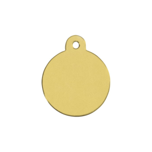 Hundetegn - Store runde - Guld