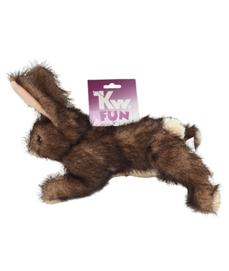 Bamse formet som hare til hunden