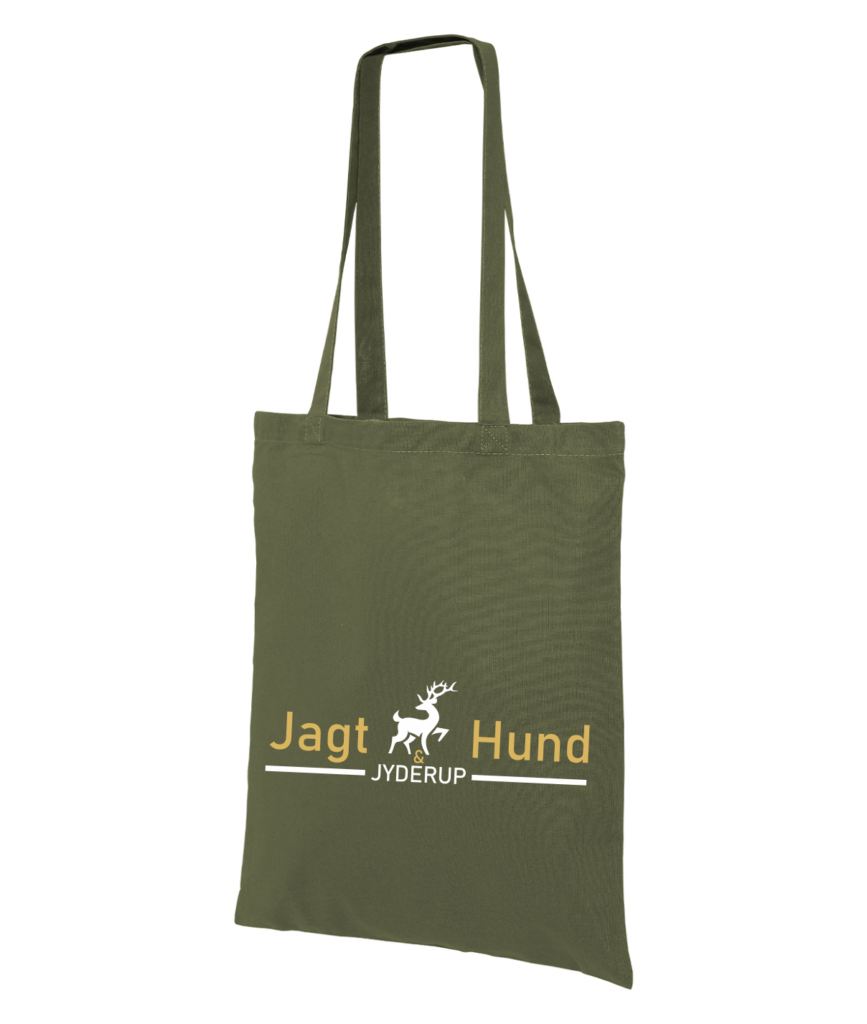 Shoppingpose med Jagt og Hund logo