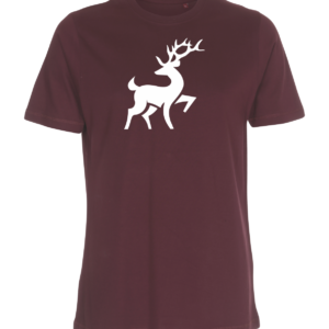 T -shirt med Jagt & Hund logo - blomme