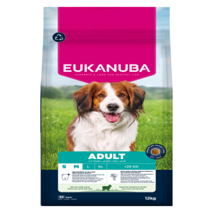Eukanuba Adult small/medium breed Lam&Ris 2.5 kg.