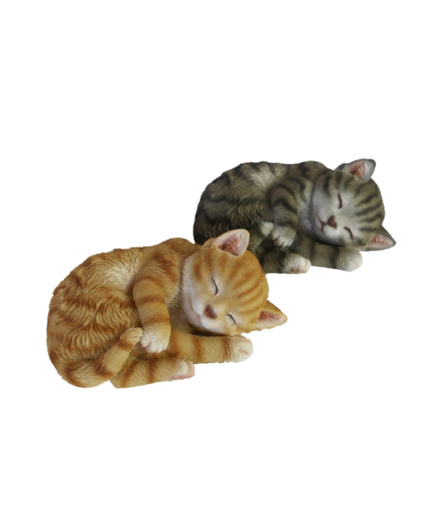 Havefigur -Sovende katte