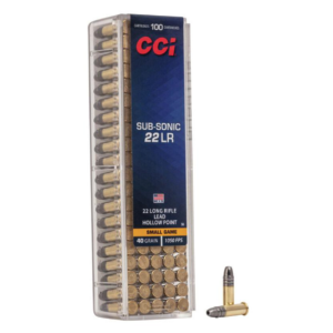 CCI Subsonic LRHP .22 LR - 40 gr - Æske á 100 stk