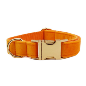 Halsbånd med gravering - Velour