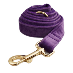 Hundeline - Velour - Lilla