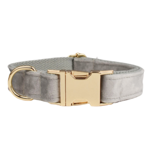 Halsbånd med gravering - Velour