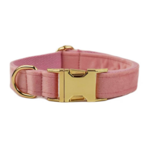Halsbånd med gravering - Velour