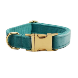 Halsbånd med gravering - Velour