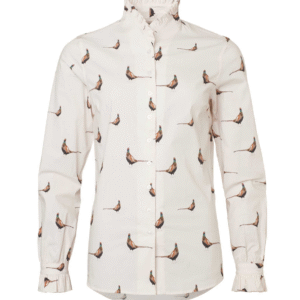Chevalier dame skjorte m. Fasaner
