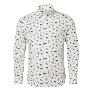 Chevalier skjorte med storvildt