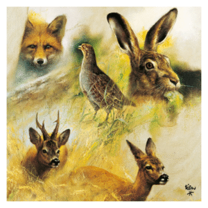 Servietter med vilde dyr