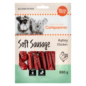 Companion pølse med kylling - 500 gram.