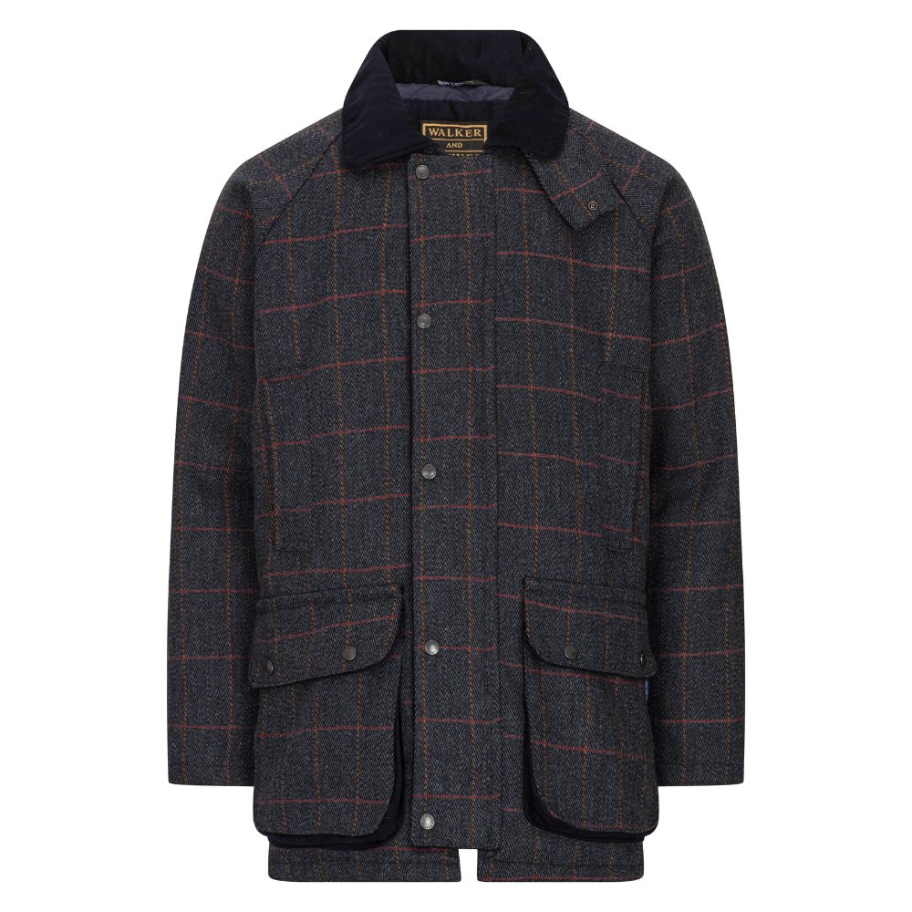 Walker and Hawkes Derby tweed Barlaston herrejakke