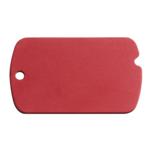 Hundetegn - Army tag - Rød