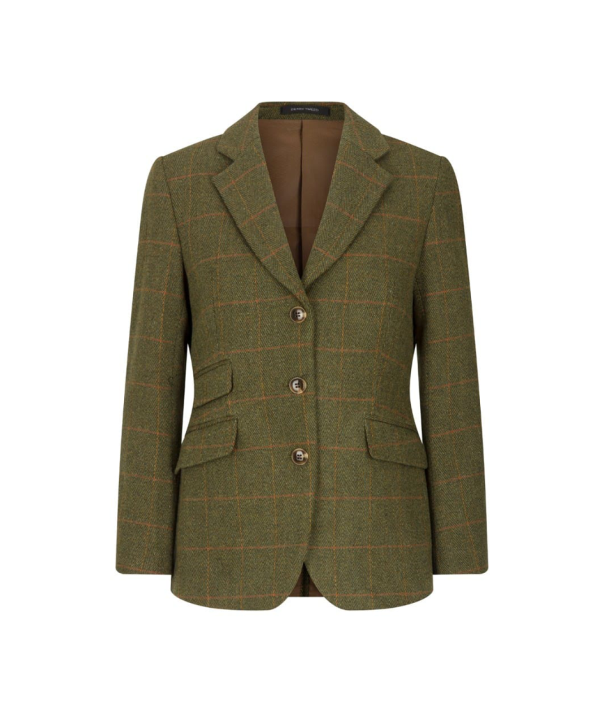 Walker and Hawkes Mayland tweed blaser