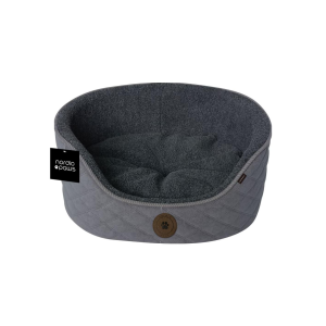 Nordic Paws hundeseng fleece - grå