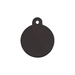 Hundetegn - Store runde - Sort