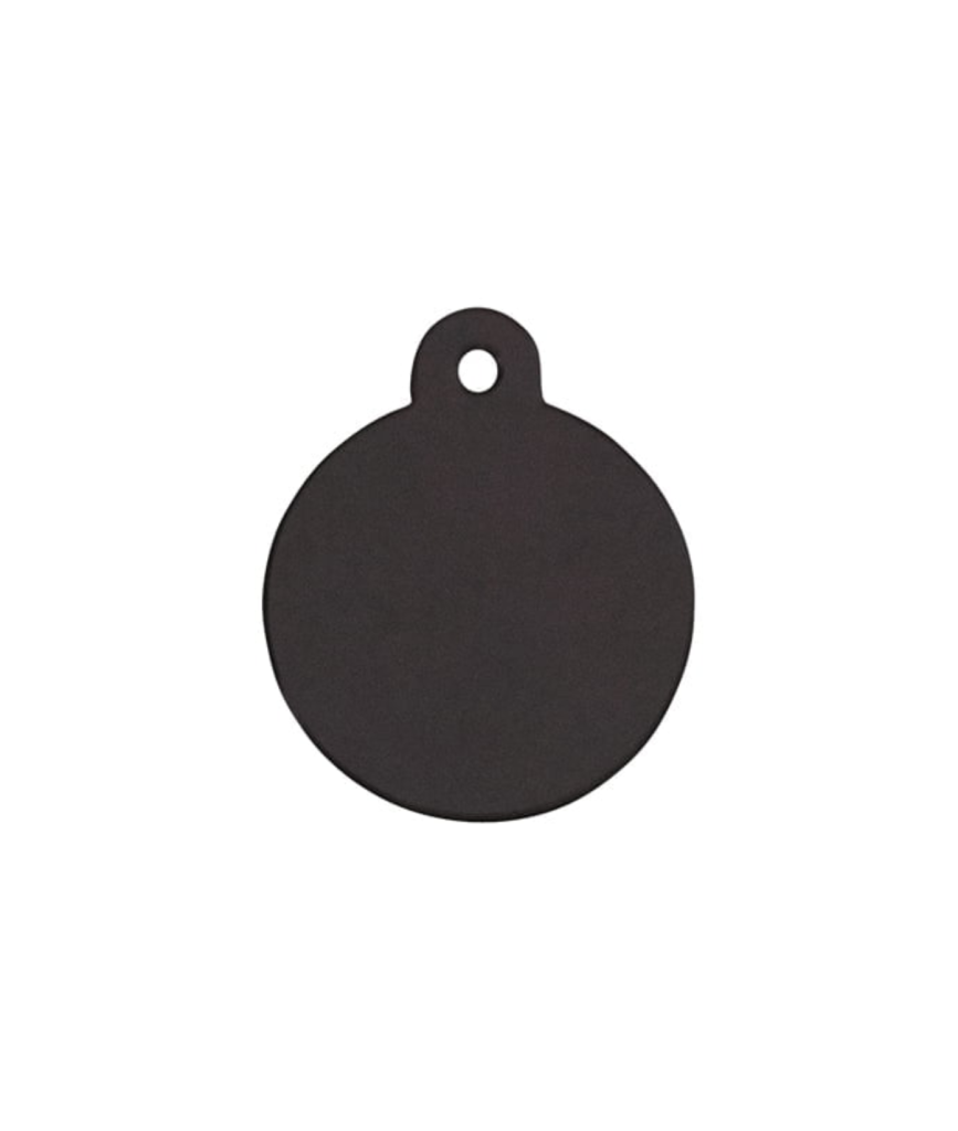 Hundetegn - Store runde - Sort