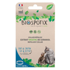 Biogance BIOSPOTIX loppehalsbånd til kat, 35 cm