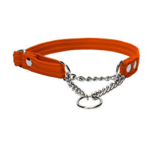 Fenriz halsbånd med kæde, orange
