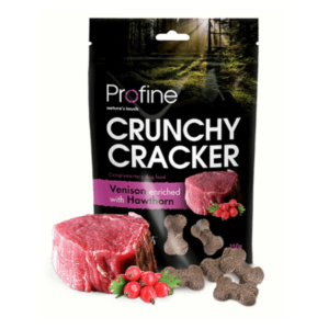 Profine crunchy godbidder med hjort og havtorn