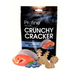 Profine crunchy godbidder med laks og blåbær