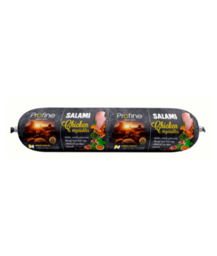 Profine salami med kylling og grøntsager