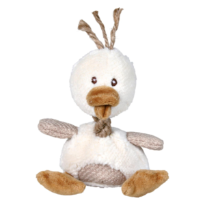 Bamse med fyld - and med reb