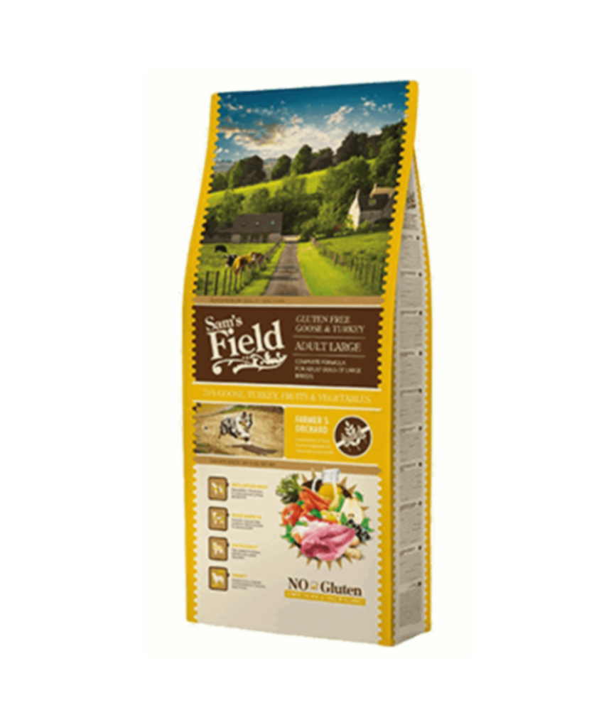 Sams Field tørfoder med gås og kalkun - 13kg