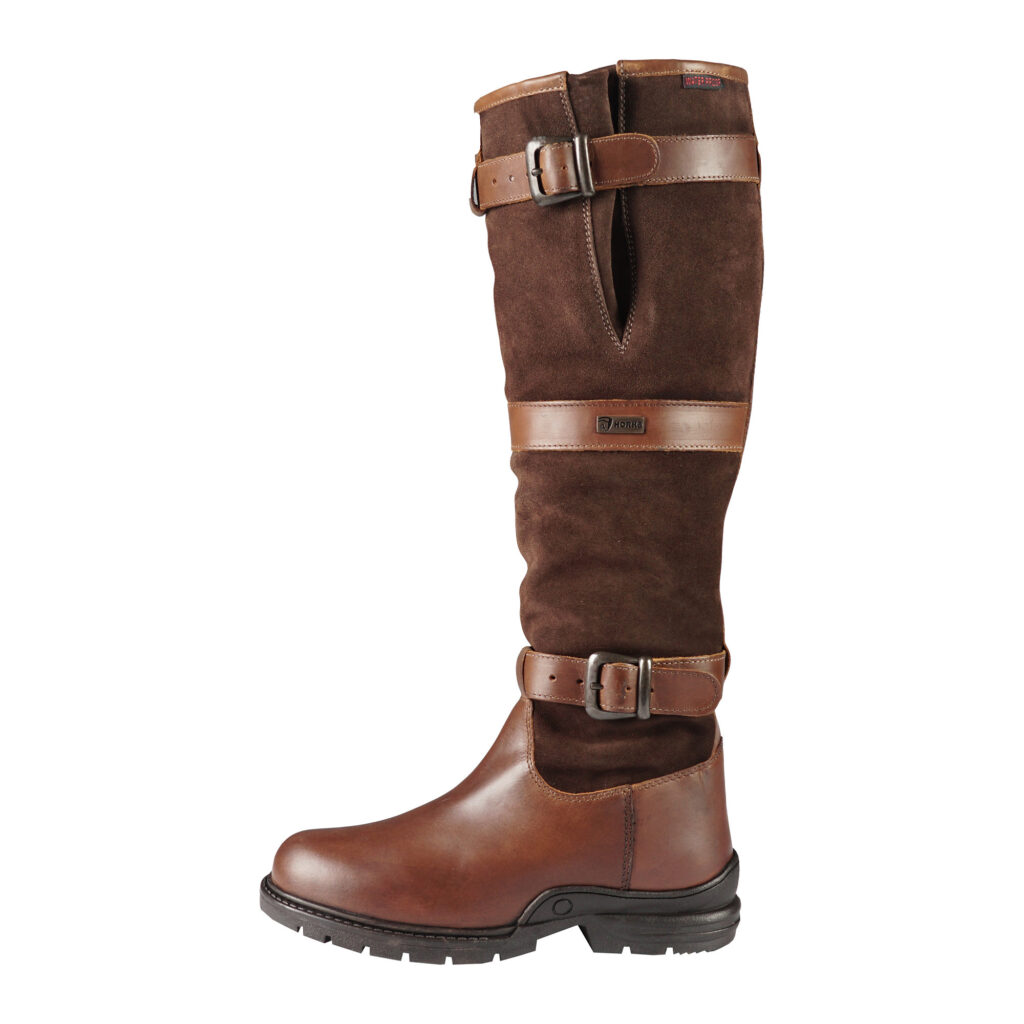 HORKA Highlander outdoor støvle i brun set forfra