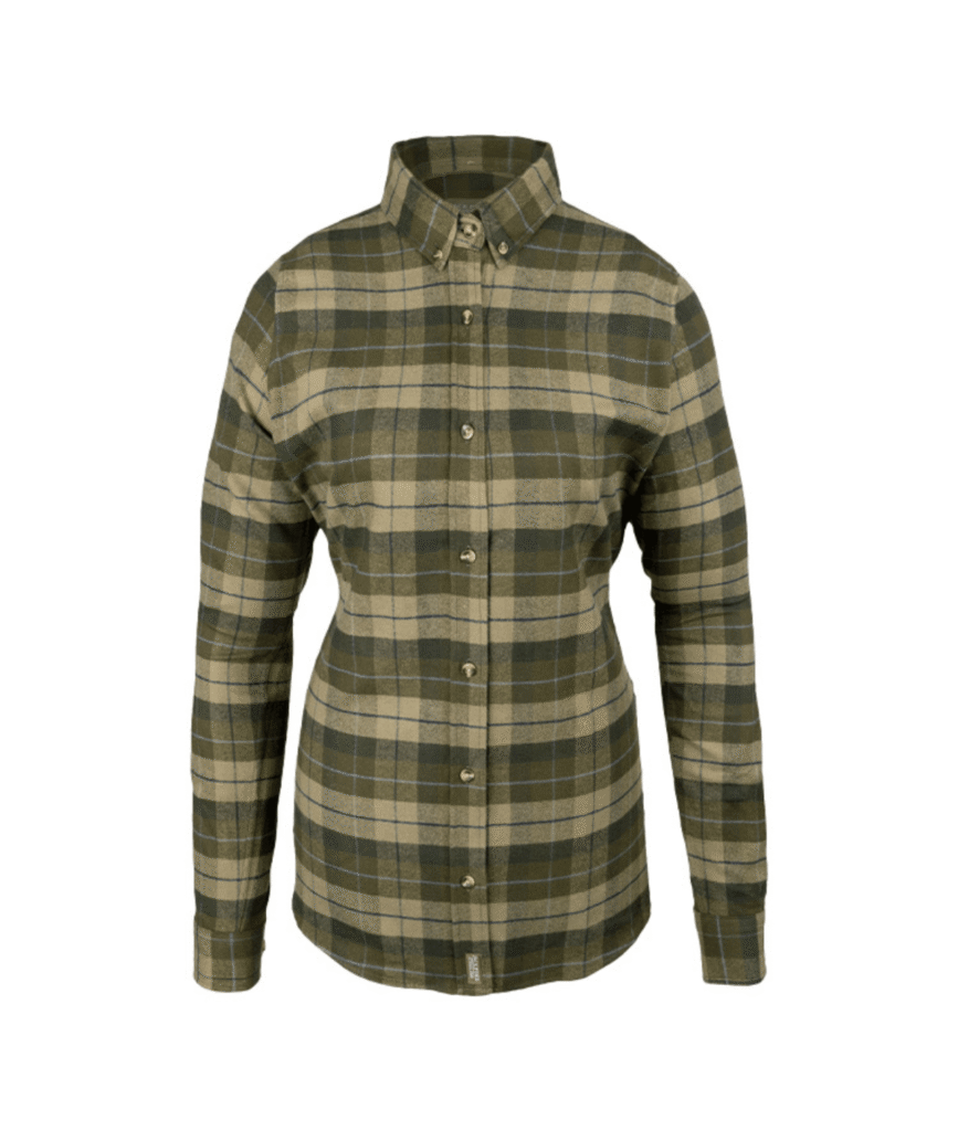 Jack Pyke Ladies Bleasdale Heavy Flannel Skjorte grøn