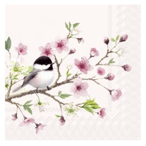 IHR Little Birdie frokostservietter med fuglemotiv
