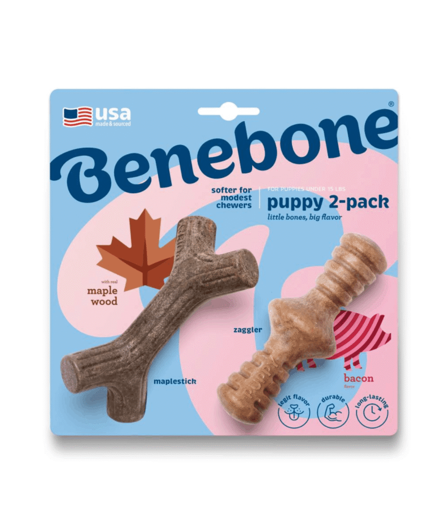 Benebone Puppy 2-Pack Maplestick og Zaggler