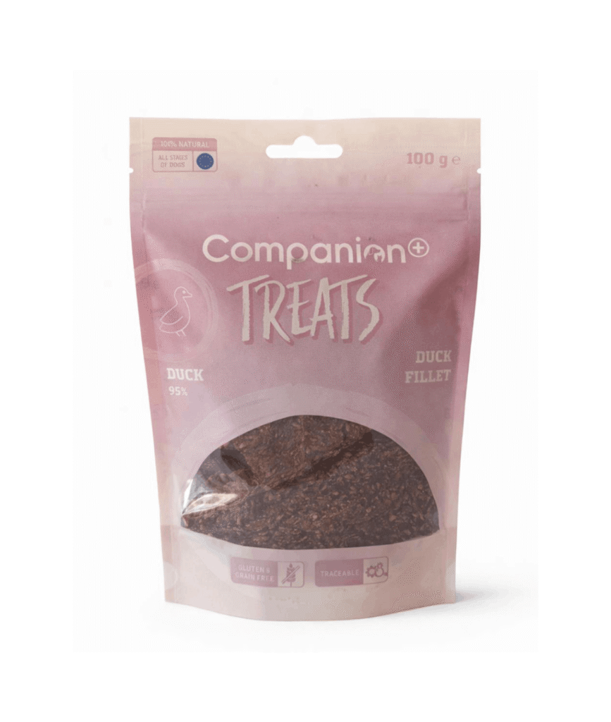 Companion+ TREATS Duck Fillets med and