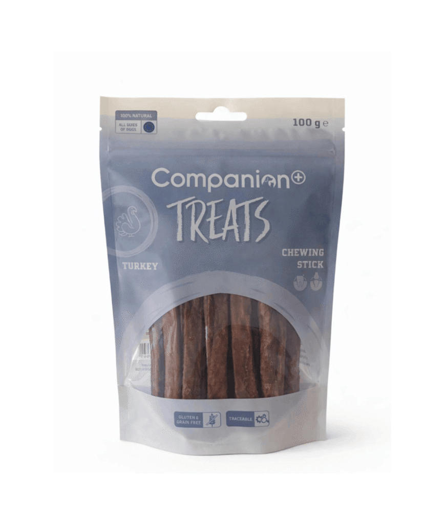 Companion+ Vital Tyggestænger med Kalkun og Glucosamin 100 g