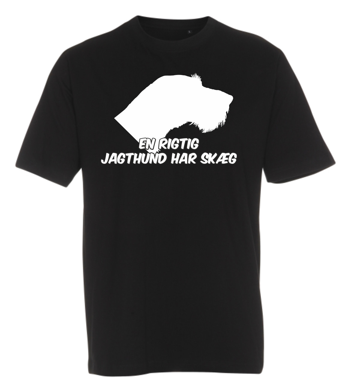 T-shirt med tryk fra XS til str. 4-XL - Tysk Ruhåret