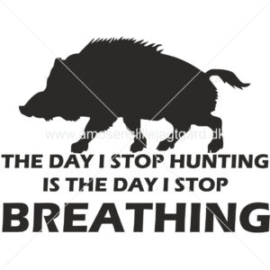 Folie-/Strygemærke - The day i stop