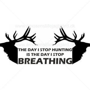 Folie-/Strygemærke - The day i stop