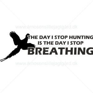 Folie-/Strygemærke - The day i stop