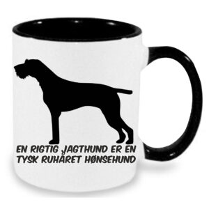 Krus med Tysk Ruhåret Hønsehund