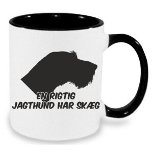 Krus med Tysk Ruhåret Hønsehund