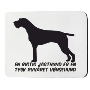 Musemåtte med Tysk Ruhåret Hønsehund