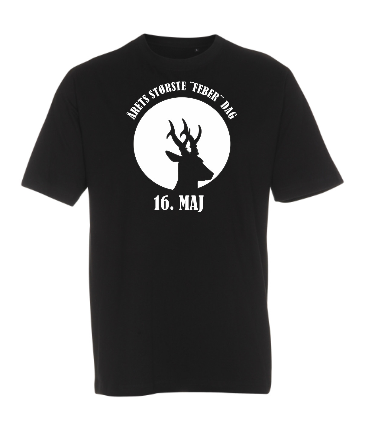 T-shirt med tryk - 16 maj.