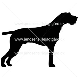 Folie-/Strygemærke - Tysk Ruhåret