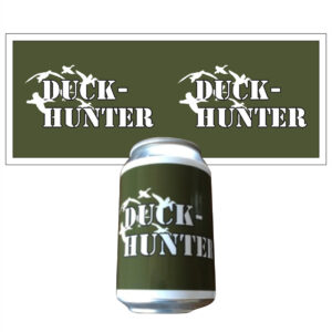 Klistermærke til dåser - Duckhunter