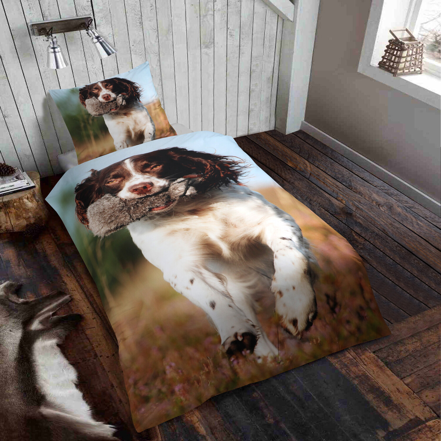 Sengetøj - F.T. Springer Spaniel - Enkeltdyne