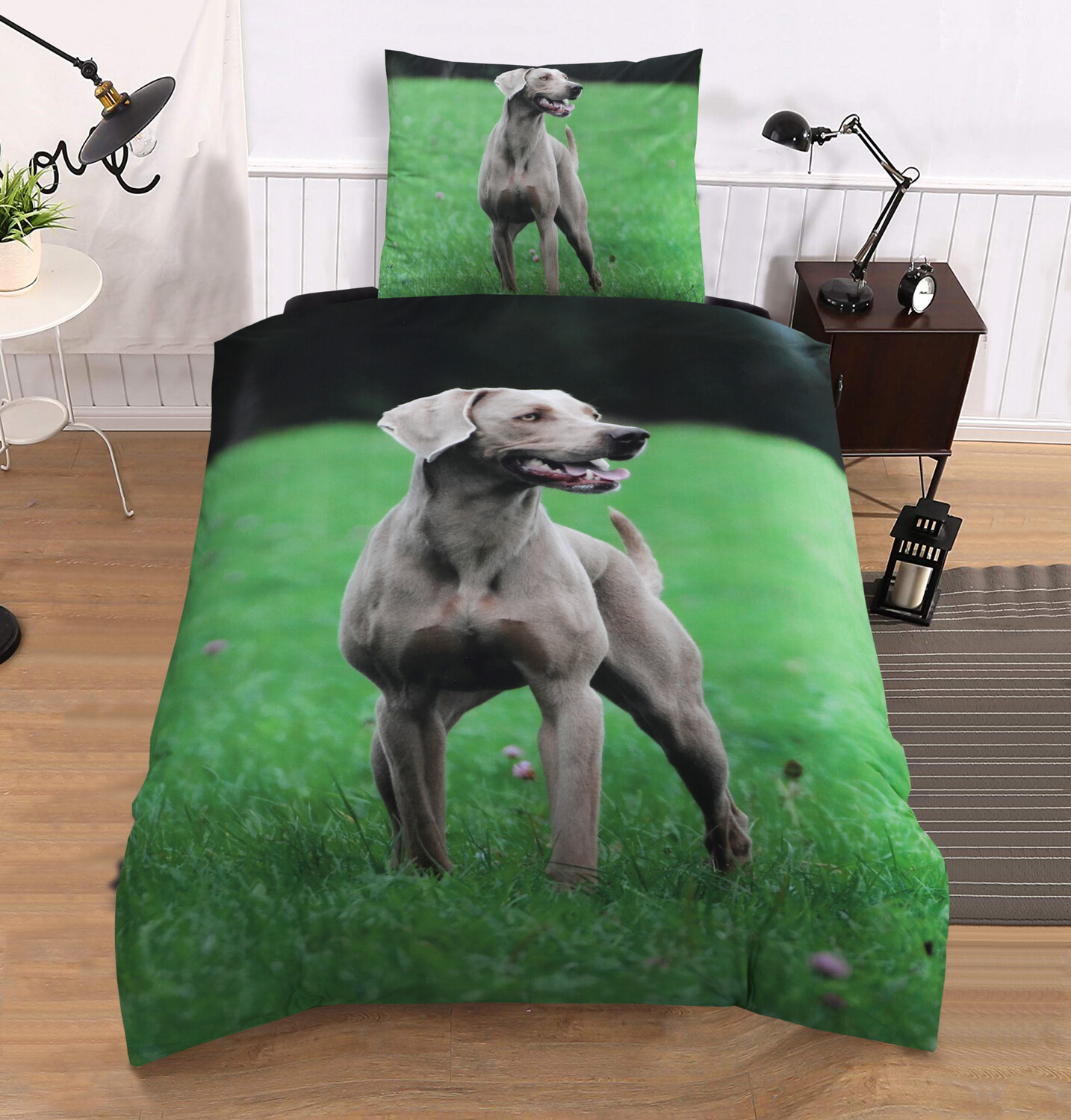 Sengetøj - Korthåret Weimaran - Enkeltdyne