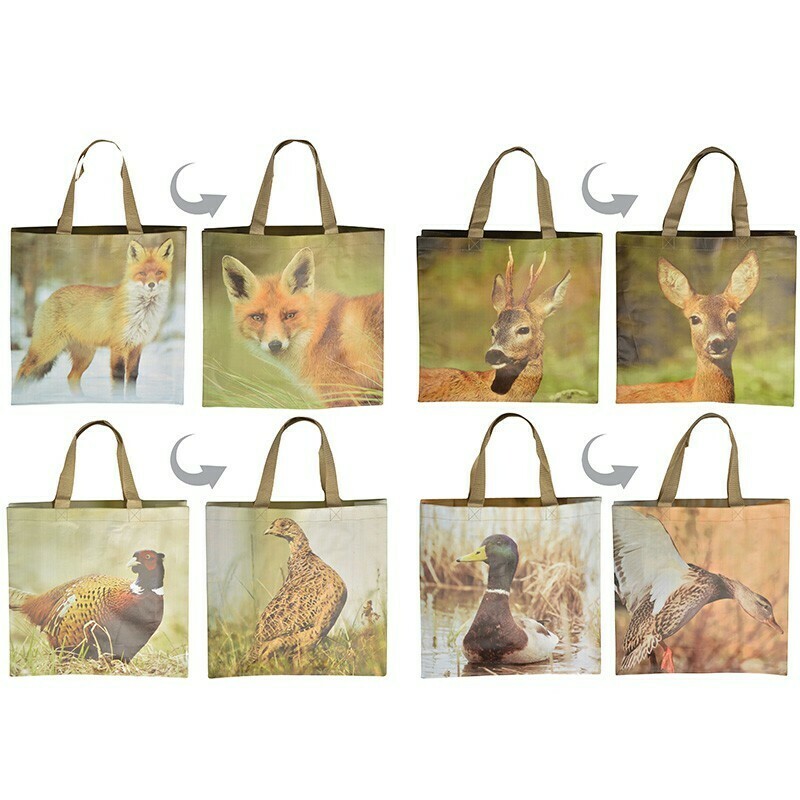 Shoppingposer med vildt