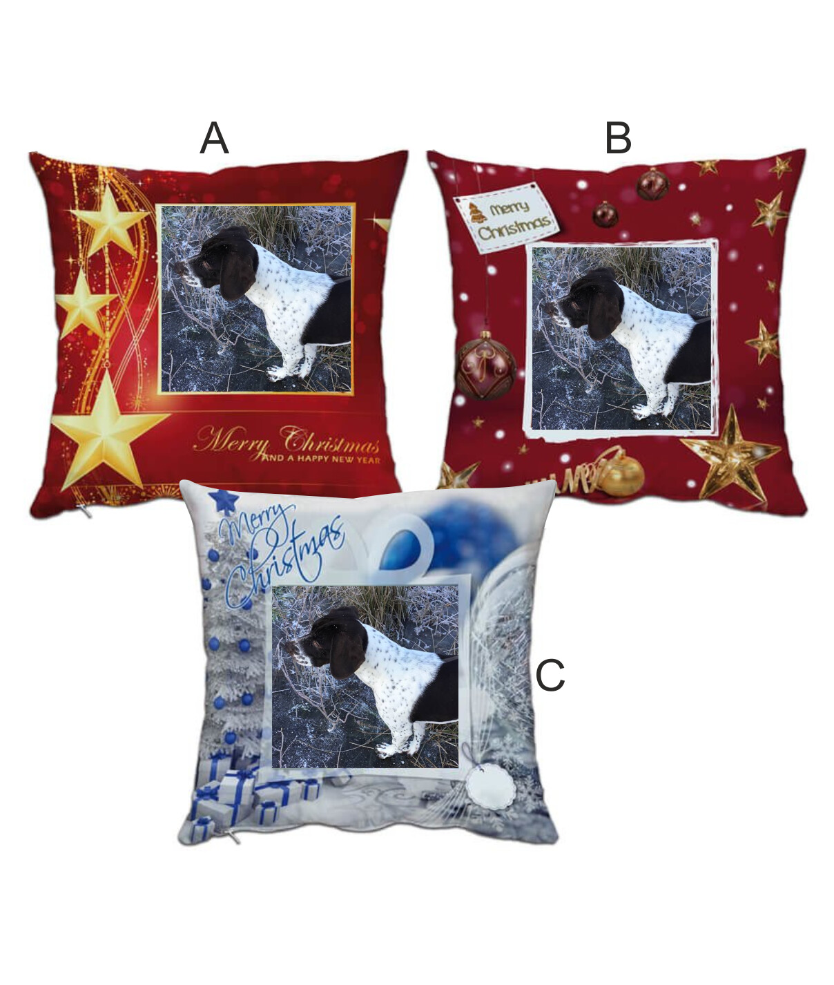 Julepude betræk med DIT eget tryk