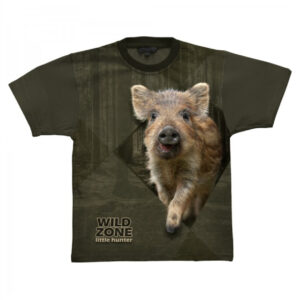Wild Zone Little Hunter T-shirt med Vildsvin